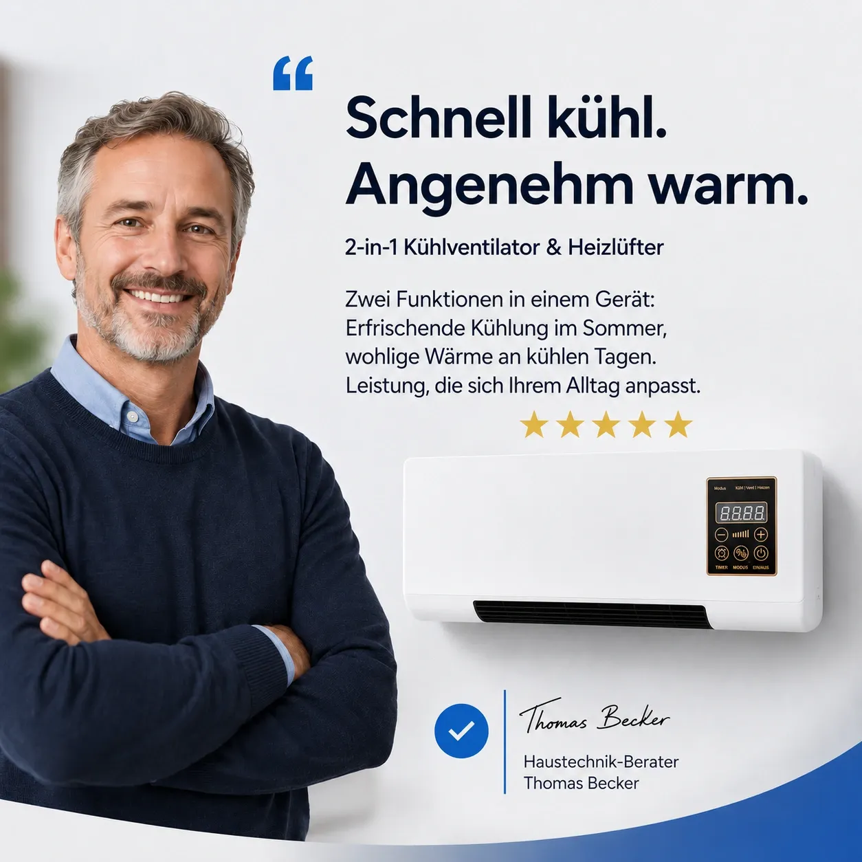 Vital Pro Breeze Klimagerät — Funktionen erklärt